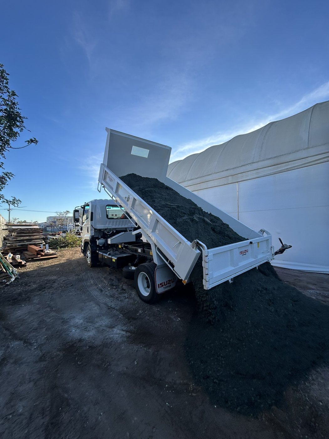 Tip truck haulage